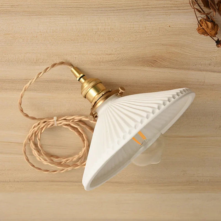 Lisslune | Nordic Ceramic Ceiling Light in Japanese Style