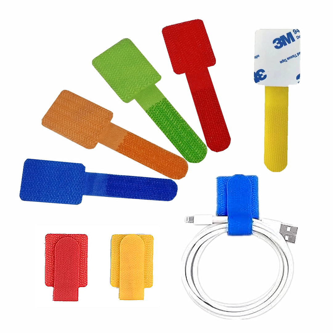 Lisslune | Self-Adhesive Reusable Cable Organizer Set