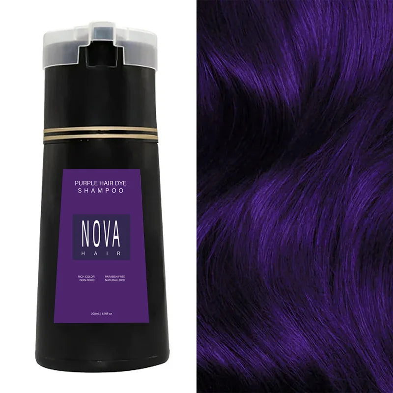 Lisslune | NovaHair Instant Dye Shampoo – Quick color refresh for your hair