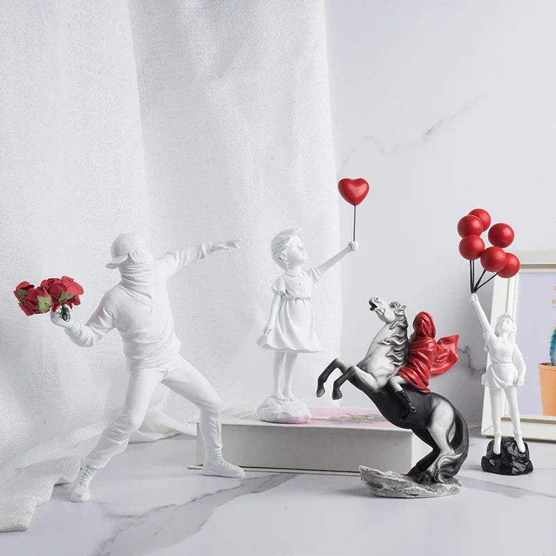 Lisslune | Banksy inspired sculpture collection