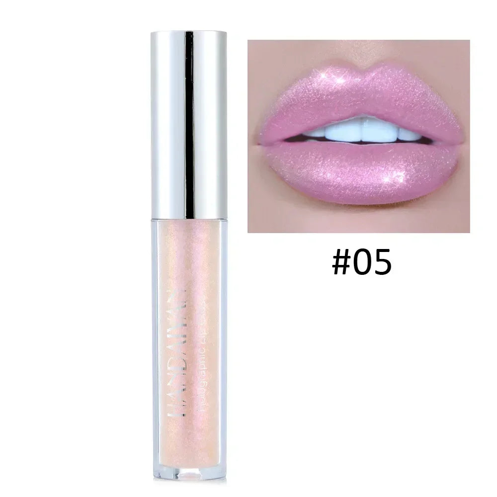 Rynx | Diamond Shimmer Lip Gloss Laser Holographic Lip Gloss Liquid Lipstick Mermaid Pigment Long-lasting Glitter Lip Gloss Lip Makeup