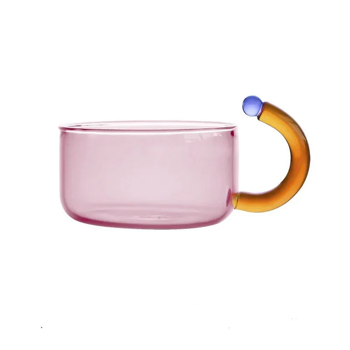 Lisslune | Contrasting Color Glass Tea Set
