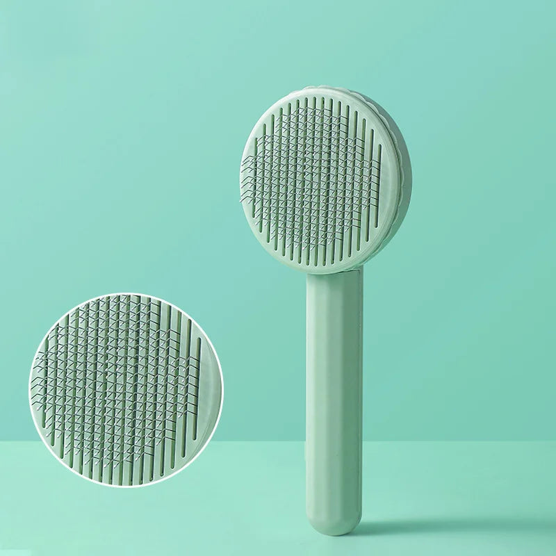 Rynx | Care Pet Hair Remover Brush Cat Dog Hair Comb Removes Comb Short Massager Pet Supplies for Cats Dog Brushes Accessories