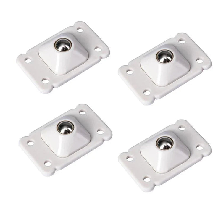 Lisslune | Set of 4 Locking Casters 360° Swivel Wheels for Effortless Movement of Cans and Bins