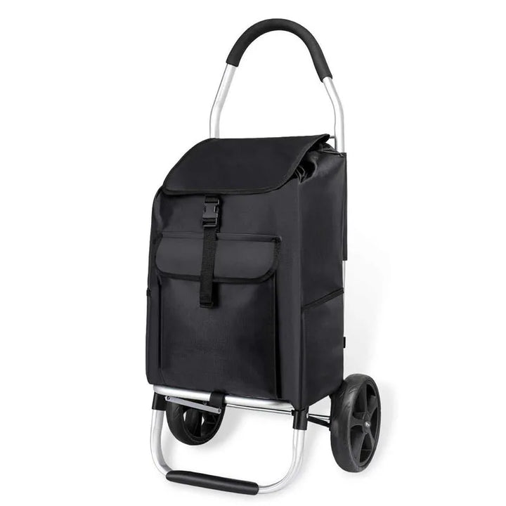Lisslune | Foldable Aluminium Shopping Trolley – CarryEase