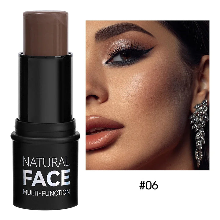 Rynx | Face Contouring Bronzer Highlighter Multifunctional Waterproof Blush Cream Long-lasting Brightening Contouring Shadow Makeup