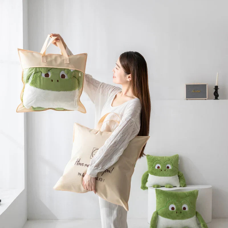 Lisslune | Cozy Dreams Mini Monster Quilted Pillow Blanket