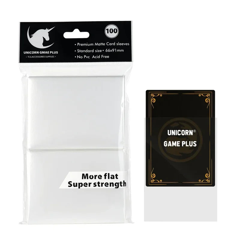 Rynx | 100 Pieces/Set Matte Standard Size Card Sleeves TCG Trading Cards Protection for Tarot Shield Board Games Magic Sleeves 66x91mm