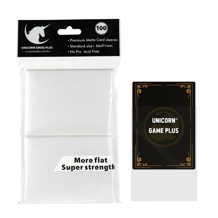 Rynx | 100 Pieces/Set Matte Standard Size Card Sleeves TCG Trading Cards Protection for Tarot Shield Board Games Magic Sleeves 66x91mm