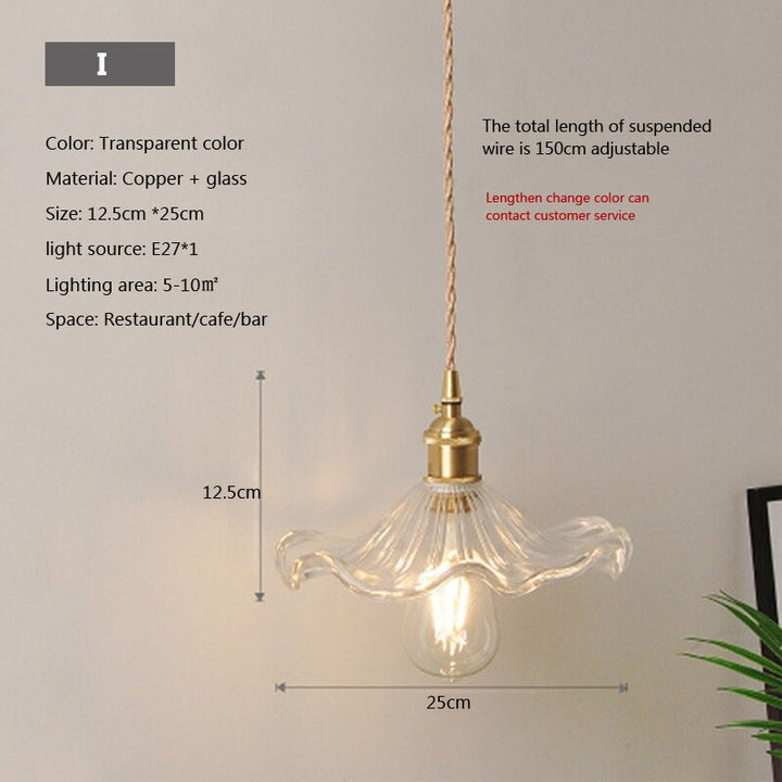 Lisslune | Nordic Brilliance Transparent Glass Pendant Lamp
