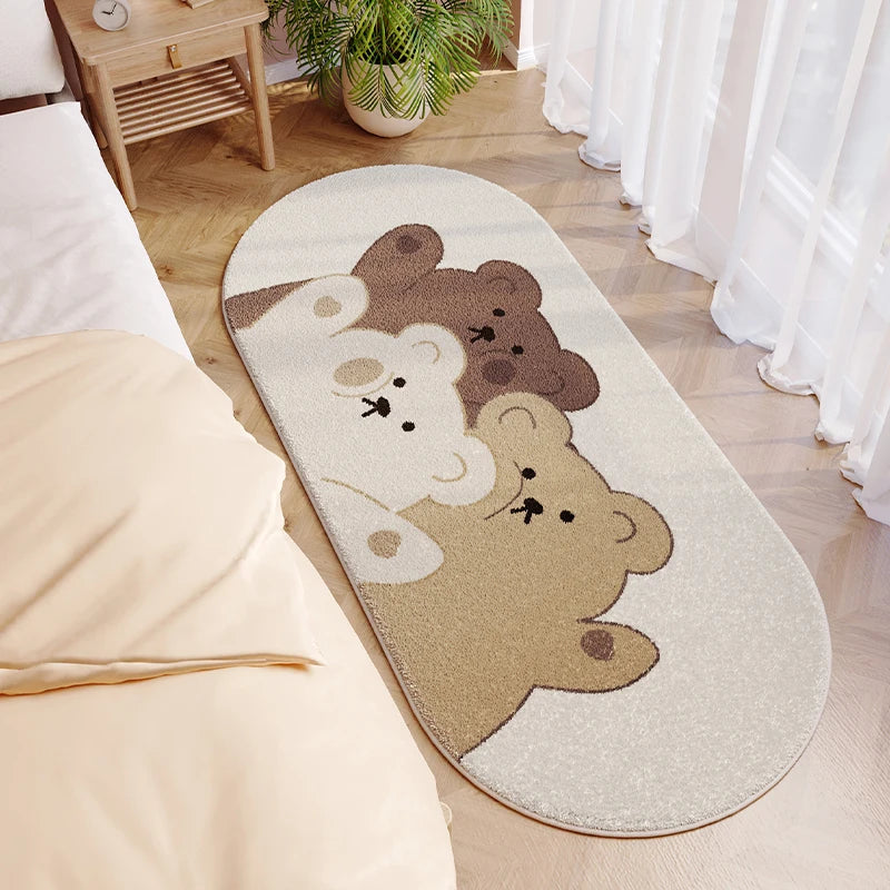 Rynx | Cartoon Cute Children's Room Carpet Modern Home Decor Aesthetic Bedroom Carpet Comfortable Soft Balcony Rugs rug Wallpaper carpet