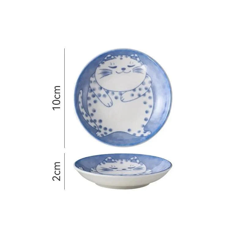Lisslune | Playful Japanese Cat Ceramic Bowl Collection - Elevate Your Food with Quirky Enjoyment