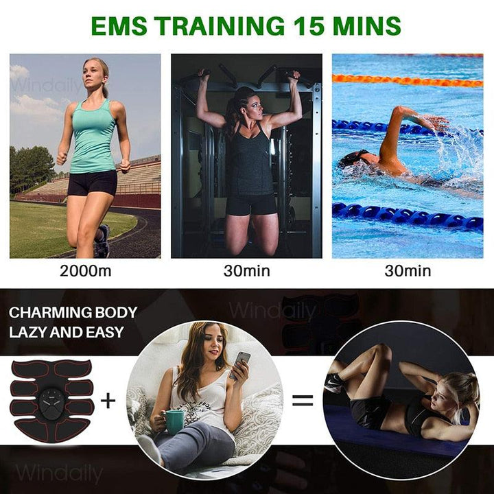 Lisslune | Wireless EMS Muscle Toning System for Abdominals and Hips
