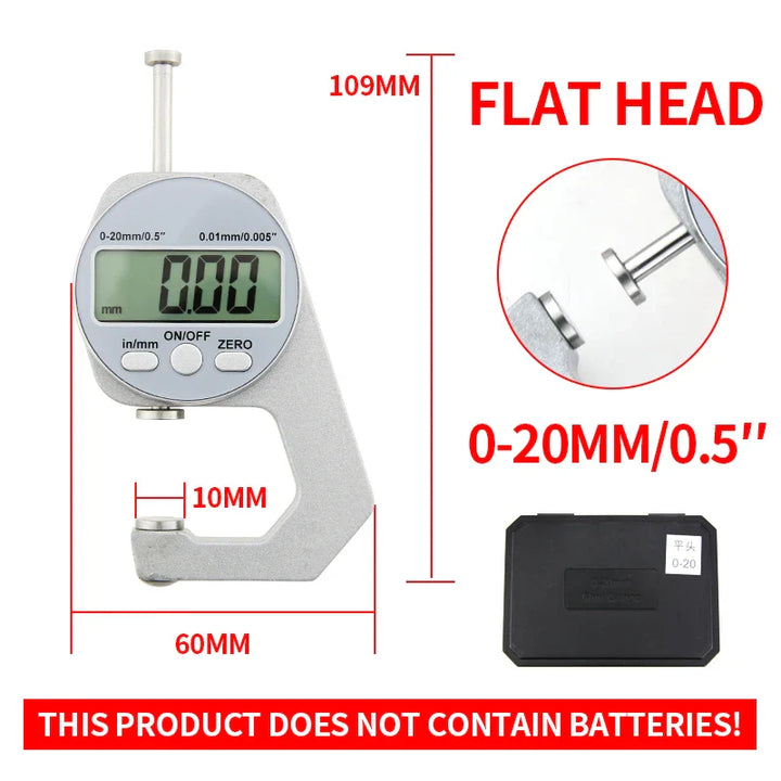 Lisslune | High-Sensitivity Digital Thickness Measuring Tool