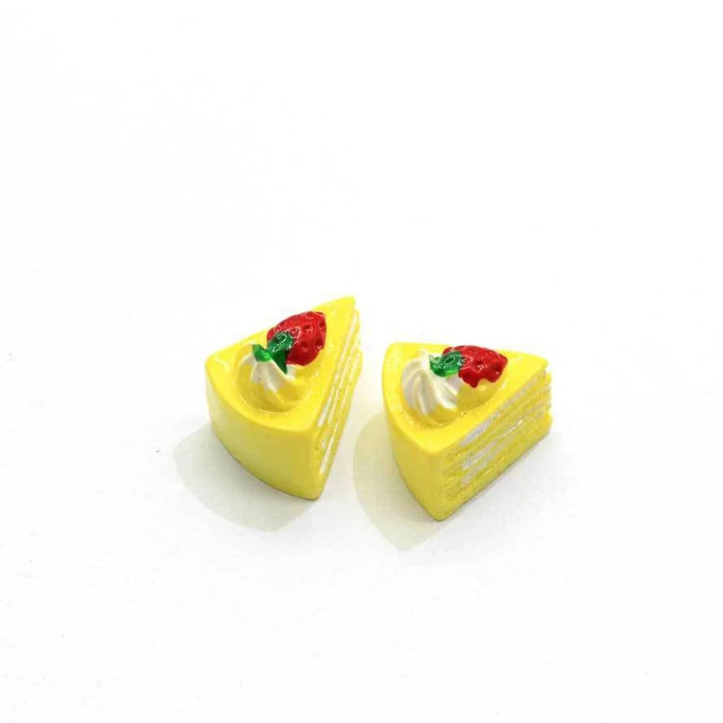 Lisslune | 10-piece realistic artificial fruit cake set for photography and display - Perfect for cake lovers