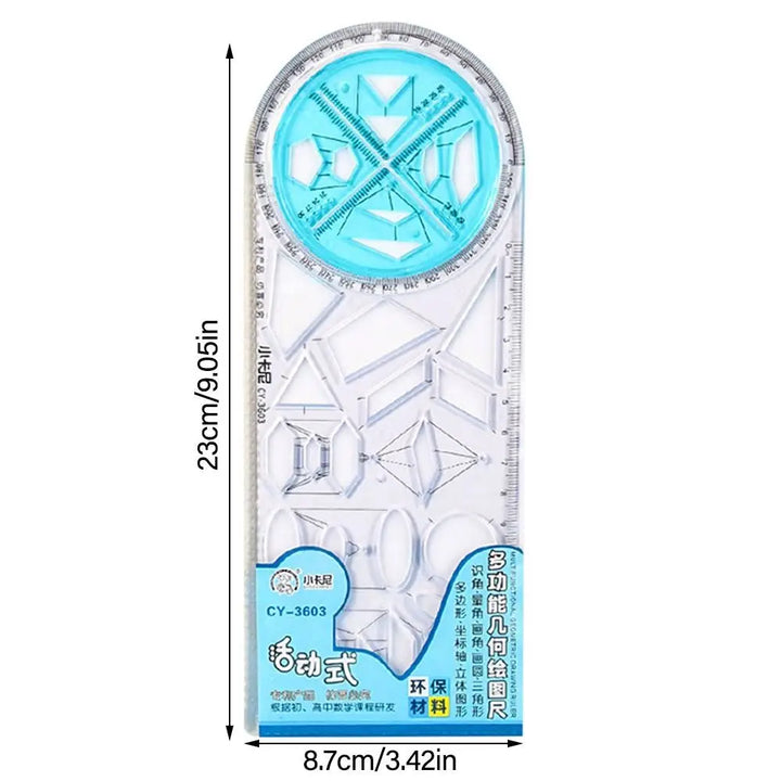 Lisslune | Math Genius Multi-Angle Drawing Precision Ruler