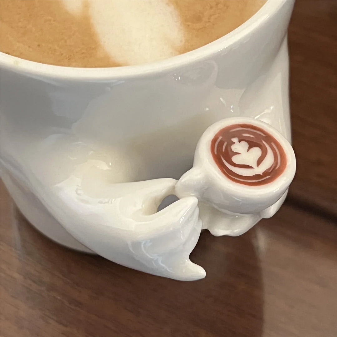 Lisslune | Cute Mug-in-Mug Korean Style Coffee Cup