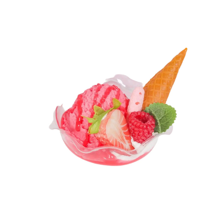Lisslune | Realistic Synthetic Ice Cream Cake Decoration for Photography and Home Aesthetics - FCYY-044
