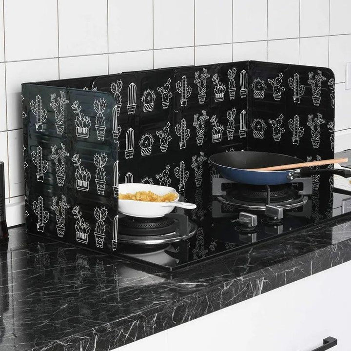 Lisslune | Adjustable heat-resistant aluminum kitchen oil splash guard - Versatile splash guard