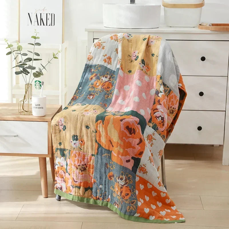 Lisslune | botanical print blanket