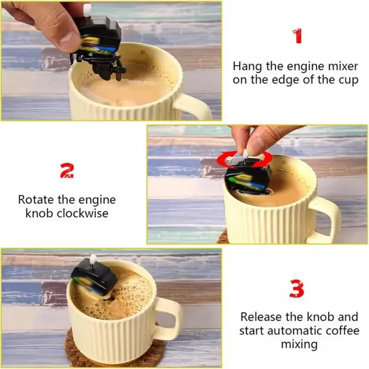 Lisslune | Fun Boat Motor Coffee Mixer Gadget