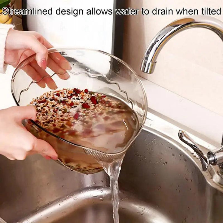 Lisslune | Ergonomic transparent rice cooker with fine drainage holes