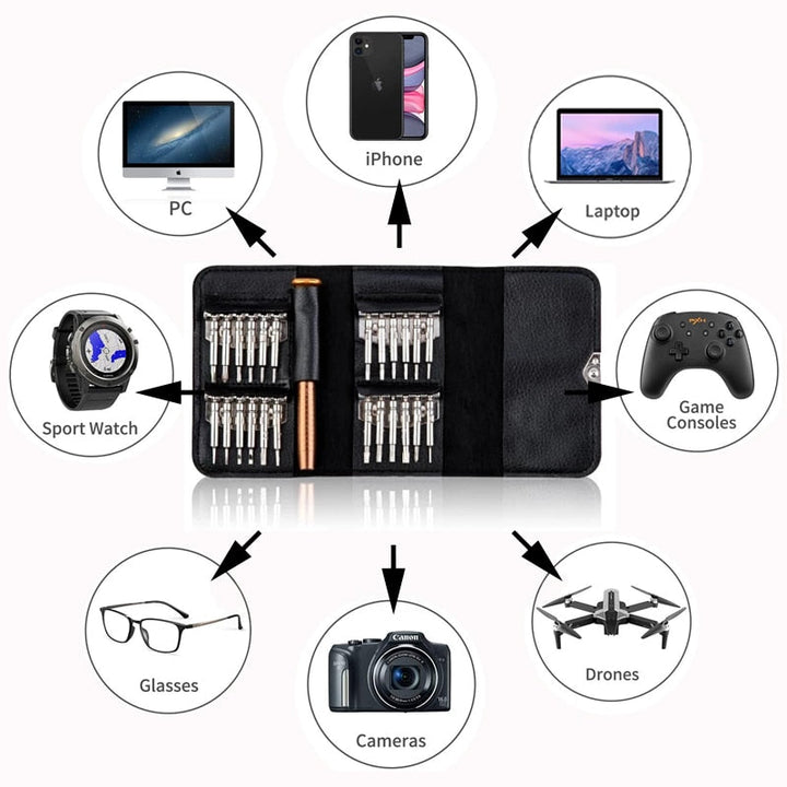 Lisslune | 25in1 All-Purpose Complete Screwdriver Kit