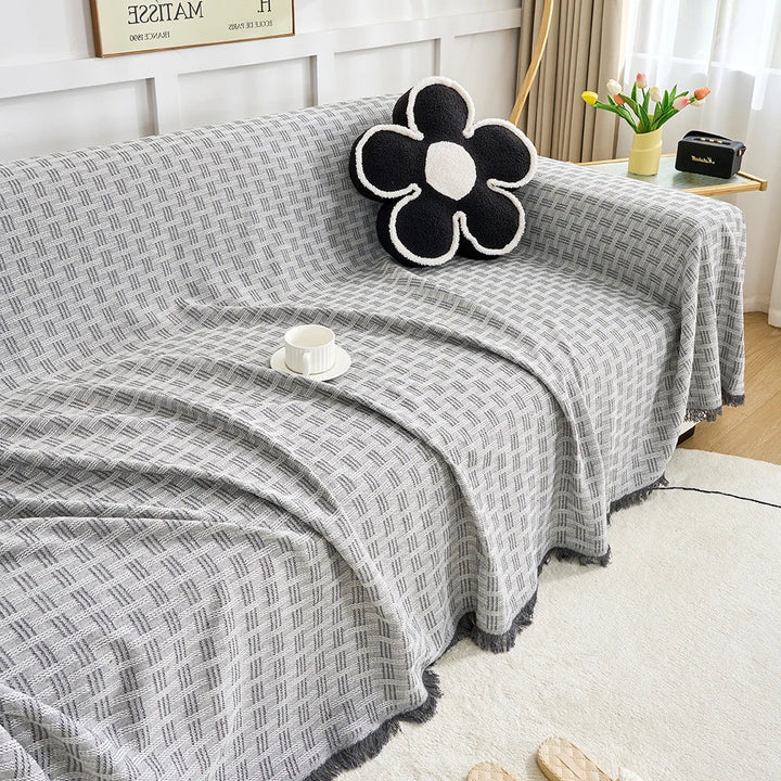 Lisslune | DualComfort Reversible Sofa Cover – Stylish, Washable Couch Protector for 3–4 Seater Sofas