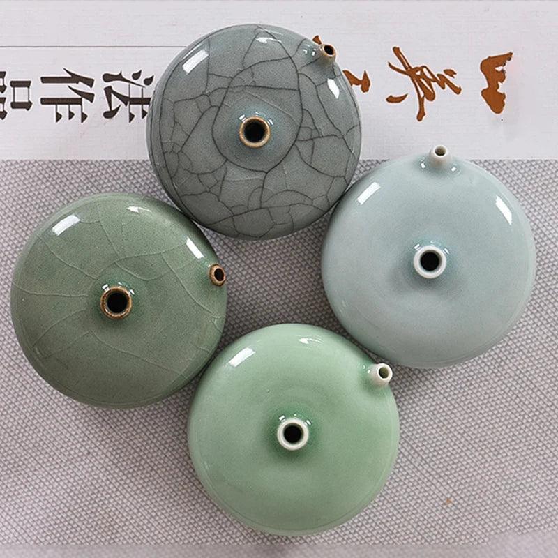 Lisslune | Artisans Water Drop Ceramic Ink Stone for Creative Inspiration