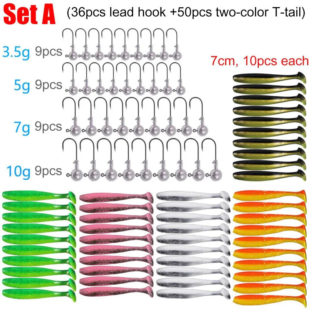 Lisslune | Premium Bass and Trout Angler Tackle Box - High Quality Hooks, Softbaits and Accessories for Anglers