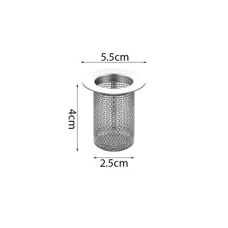 Lisslune | Premium Stainless Steel Sink Strainer with Superior Hair and Dirt Filtration Technology