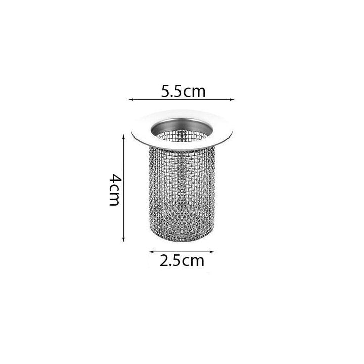 Lisslune | Premium Stainless Steel Sink Strainer with Superior Hair and Dirt Filtration Technology