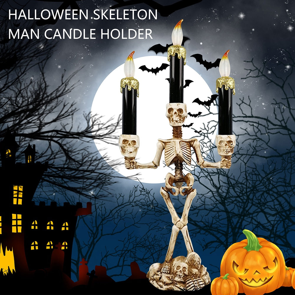 Lisslune | Scary Skeleton Halloween Candle Lights