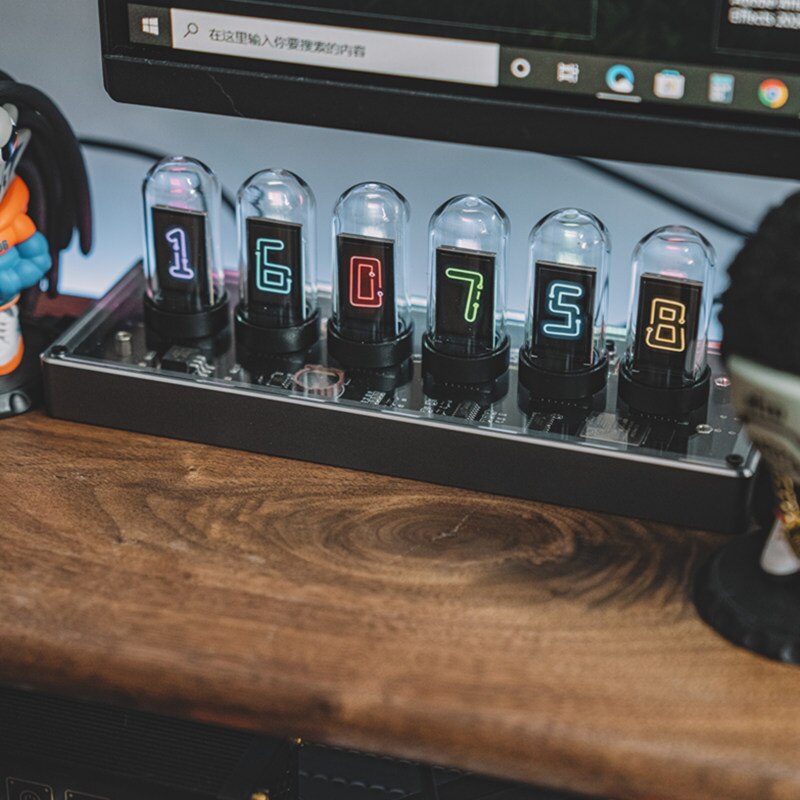 Lisslune | Digital Creative Vintage Glass Tube Clock