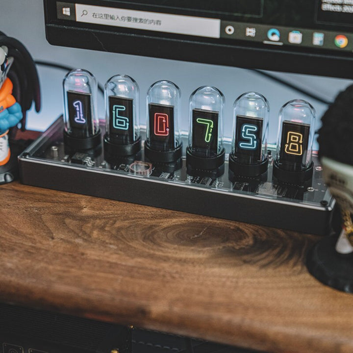 Lisslune | Digital Creative Vintage Glass Tube Clock