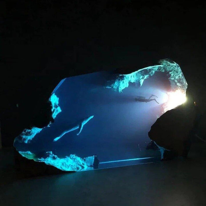 Lisslune | Deep Sea Adventure Resin Diver Lamp Decor