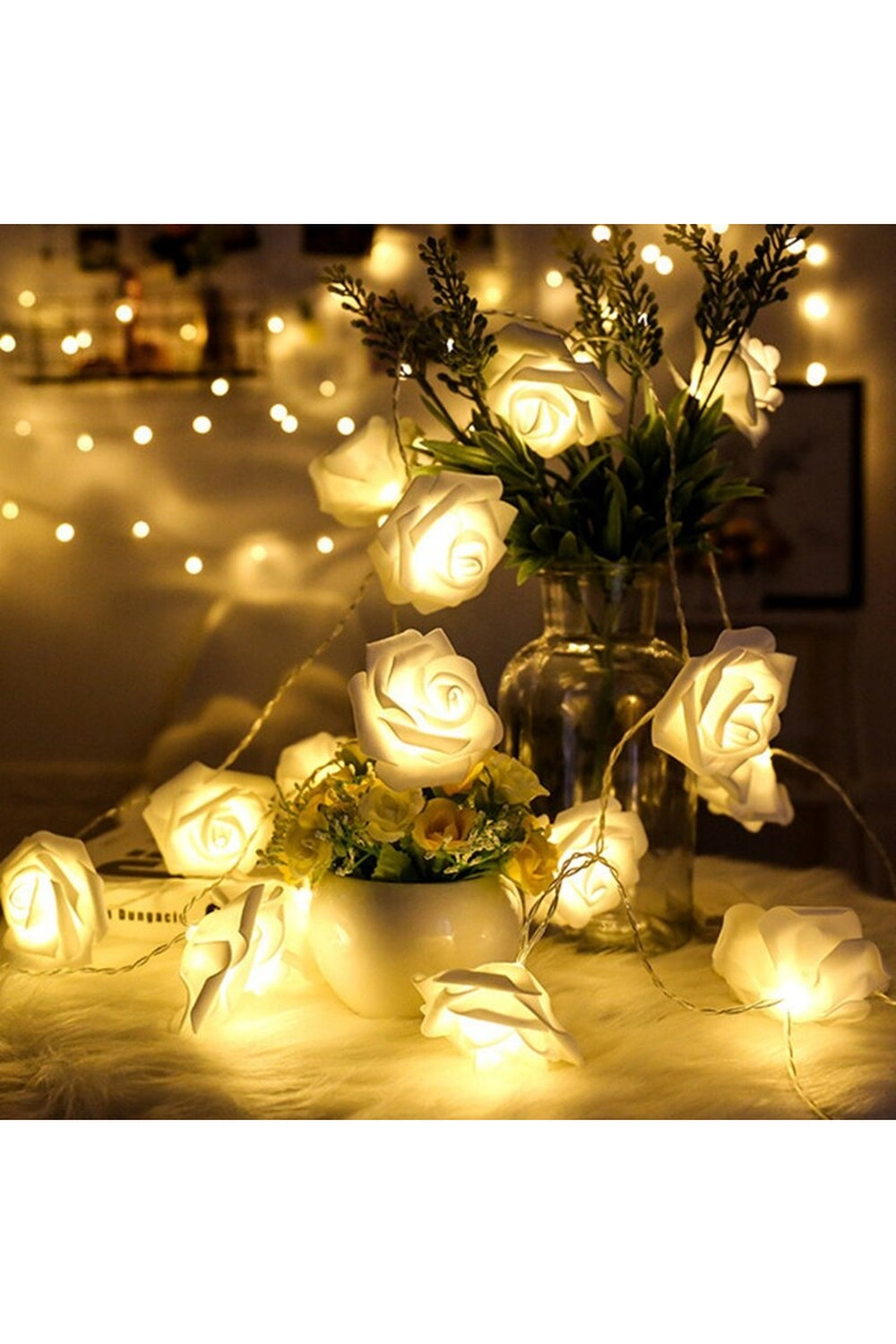 Lisslune | LED Rose Garland