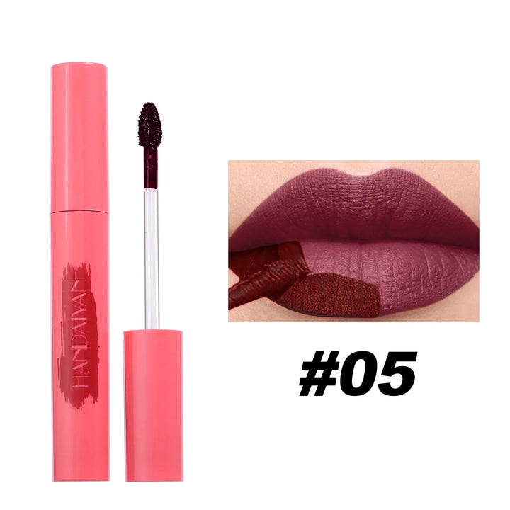 Rynx | Peel-Off Tattoo Mask Lip Gloss Lipstick Waterproof Long-Lasting Matte Lip Tint Red Brown Contour Tear-Off Lip Stain Cosmetics