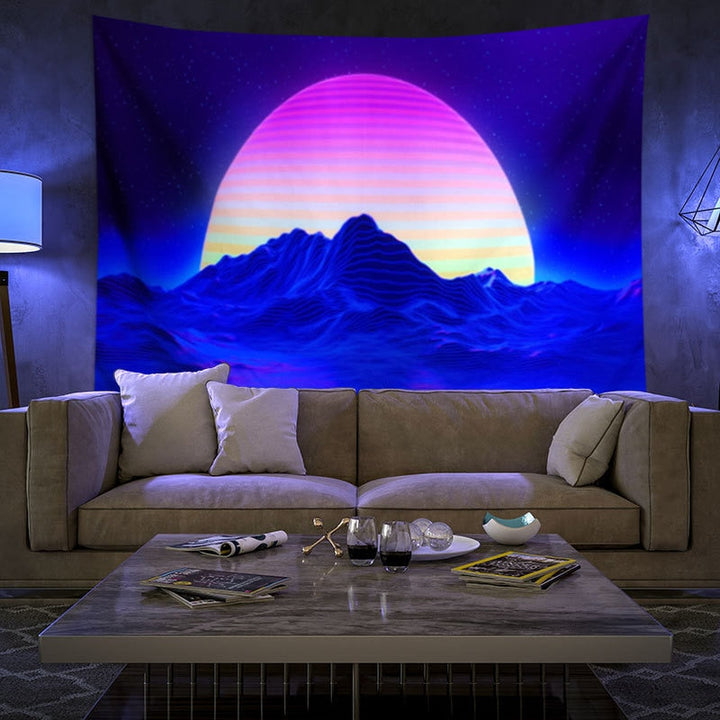Lisslune | Colorful Glowing Luminous Tapestry