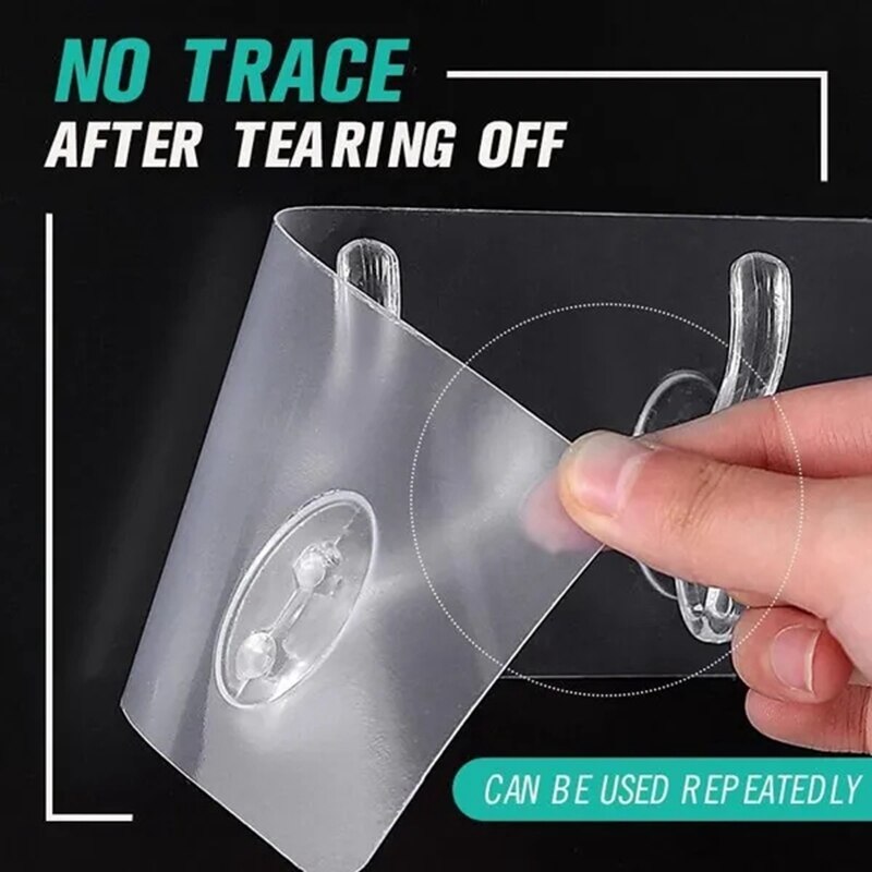 Lisslune | Transparent Invisible Adhesive Simple Wall Hangers