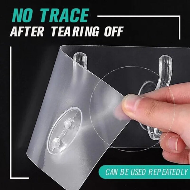 Lisslune | Transparent Invisible Adhesive Simple Wall Hangers