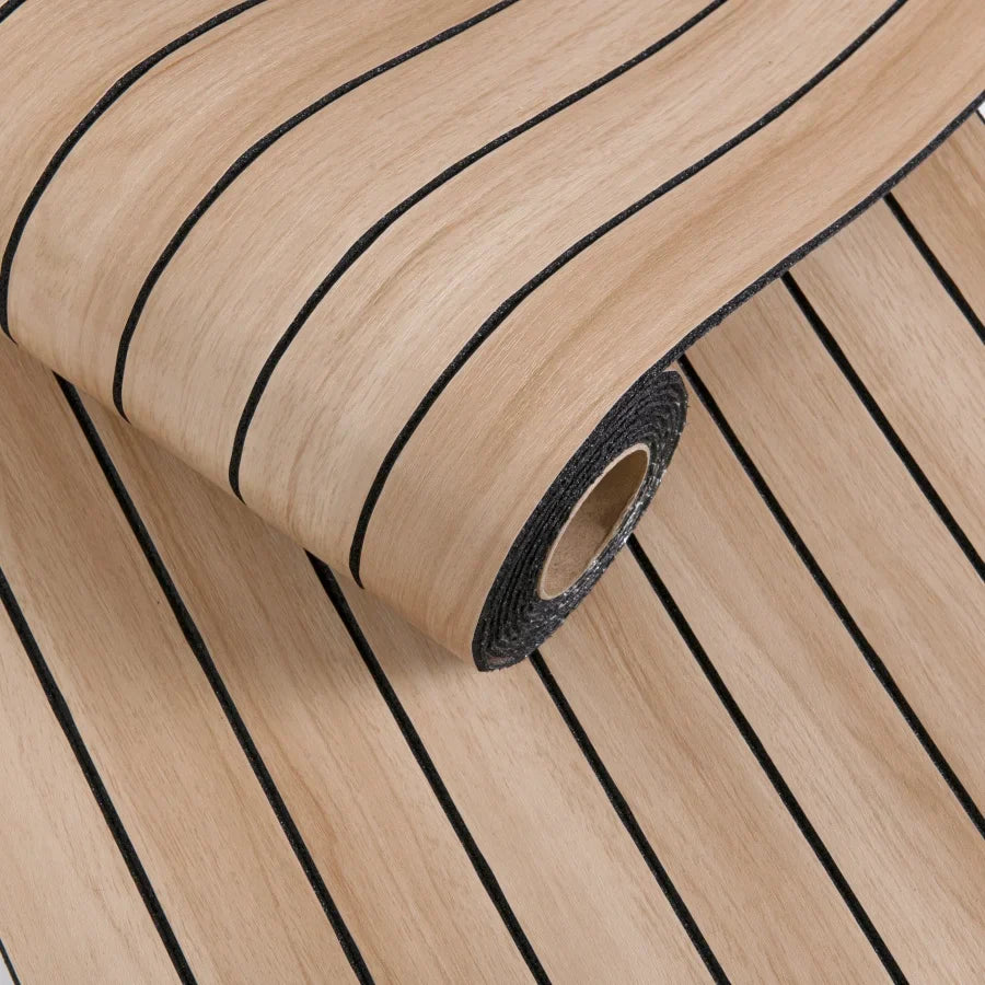 Lisslune | Easy Apply Wood Effect Home Wall Panel Sticker