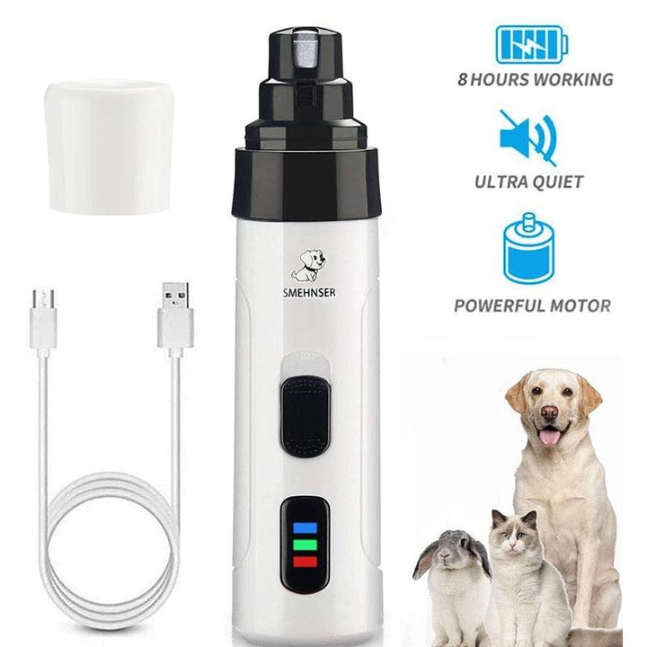 Lisslune | Whisper-quiet rechargeable dog nail grinder: Ultimate precision tool for stress-free grooming