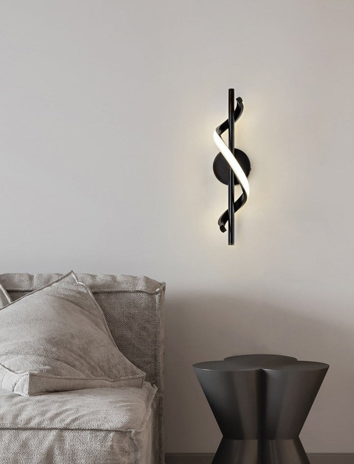 Lisslune | SpiralLume – Minimalist LED Wall Light with a Modern Edge