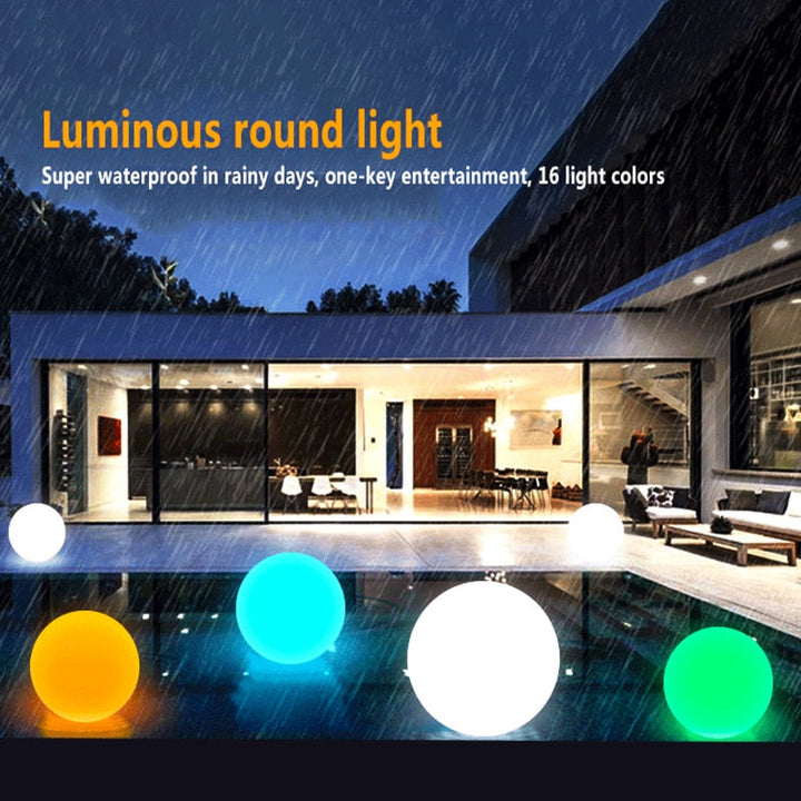 Lisslune | Shiny Moon Solar LED Waterproof Garden Ball Light