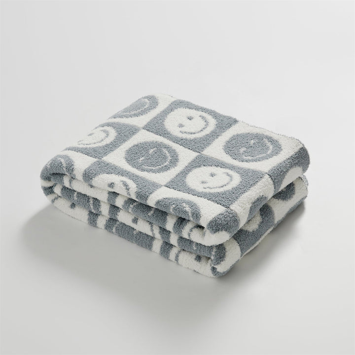 Lisslune | Smiley Checked Blanket