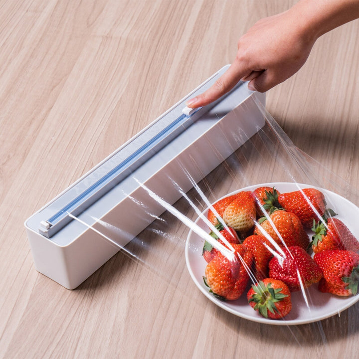 Lisslune | Wall-Mounted Adjustable Plastic Wrap Dispenser