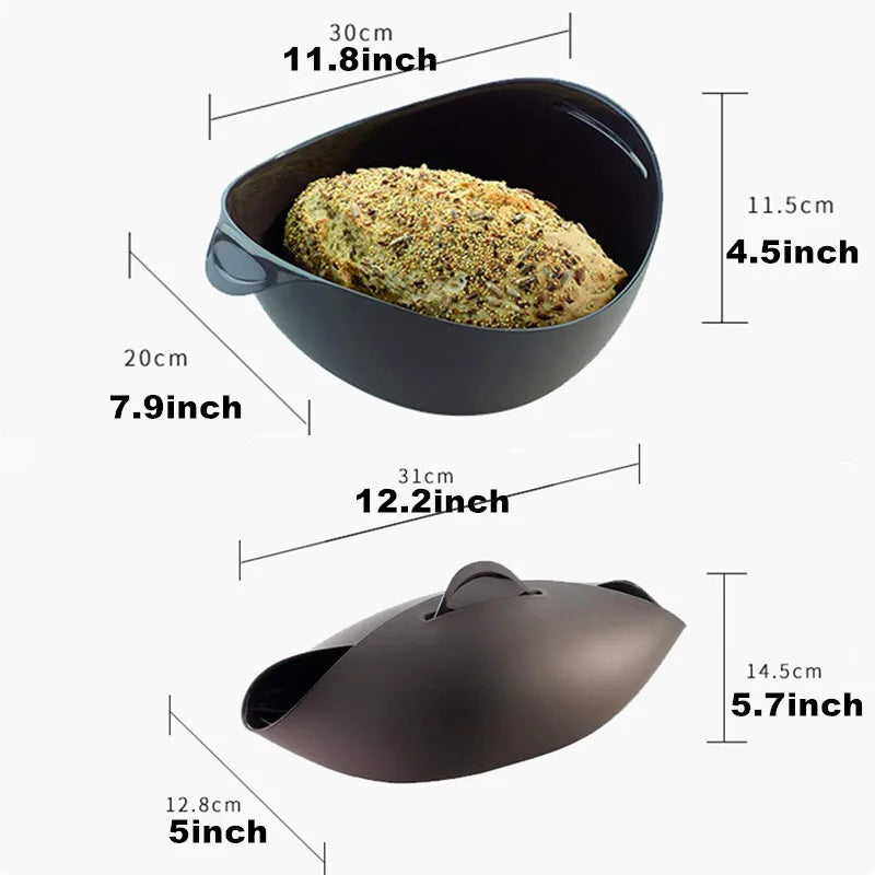 Lisslune | Silicone Bread Pan – Flexible Toast Mold for Homemade Bread