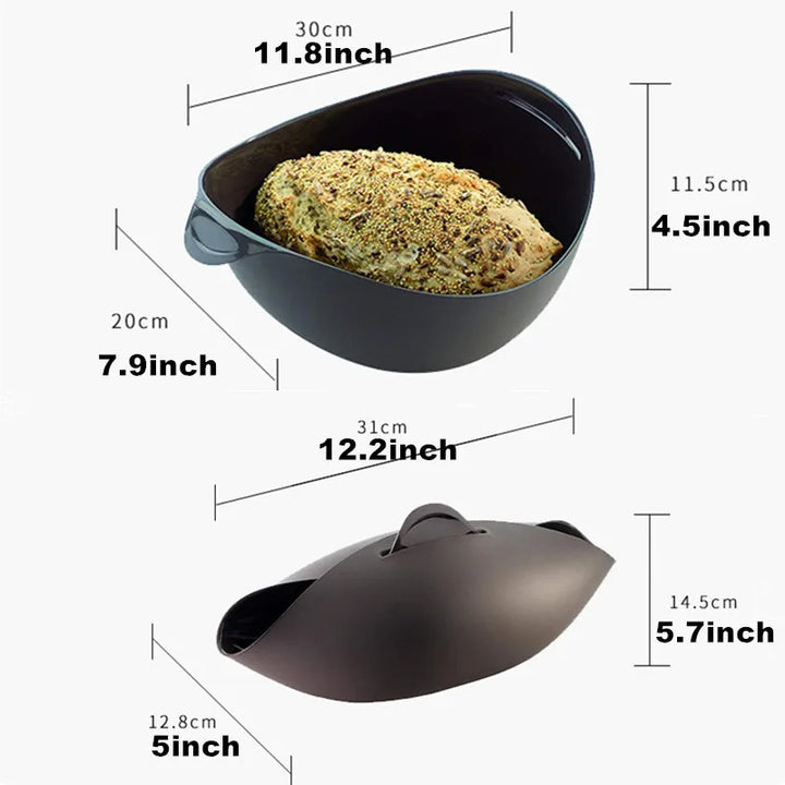 Lisslune | Silicone Bread Pan – Flexible Toast Mold for Homemade Bread