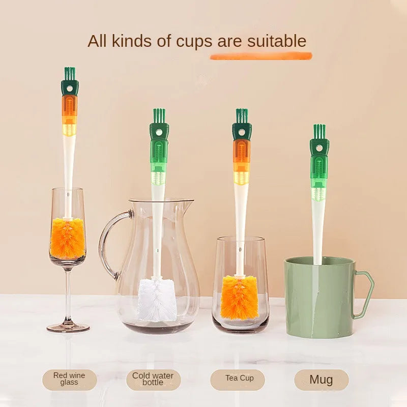 Lisslune | Ultra Scrub Multipurpose Long Arm Kitchen Brush Set